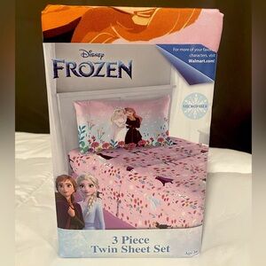 Disney Frozen Twin Bed Sheet Set 3 piece microfiber